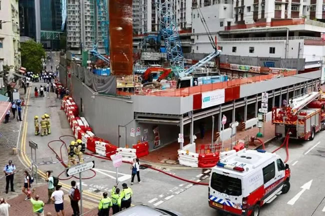 二战炸弹拆弹成功 香港办公楼街道解封 受影响居民陆续返家