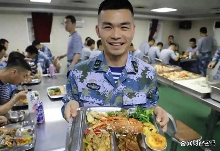 「每一口都是（一元一分麻将群）大国海军底气」 羊排、大虾… 福建舰1日6餐美食