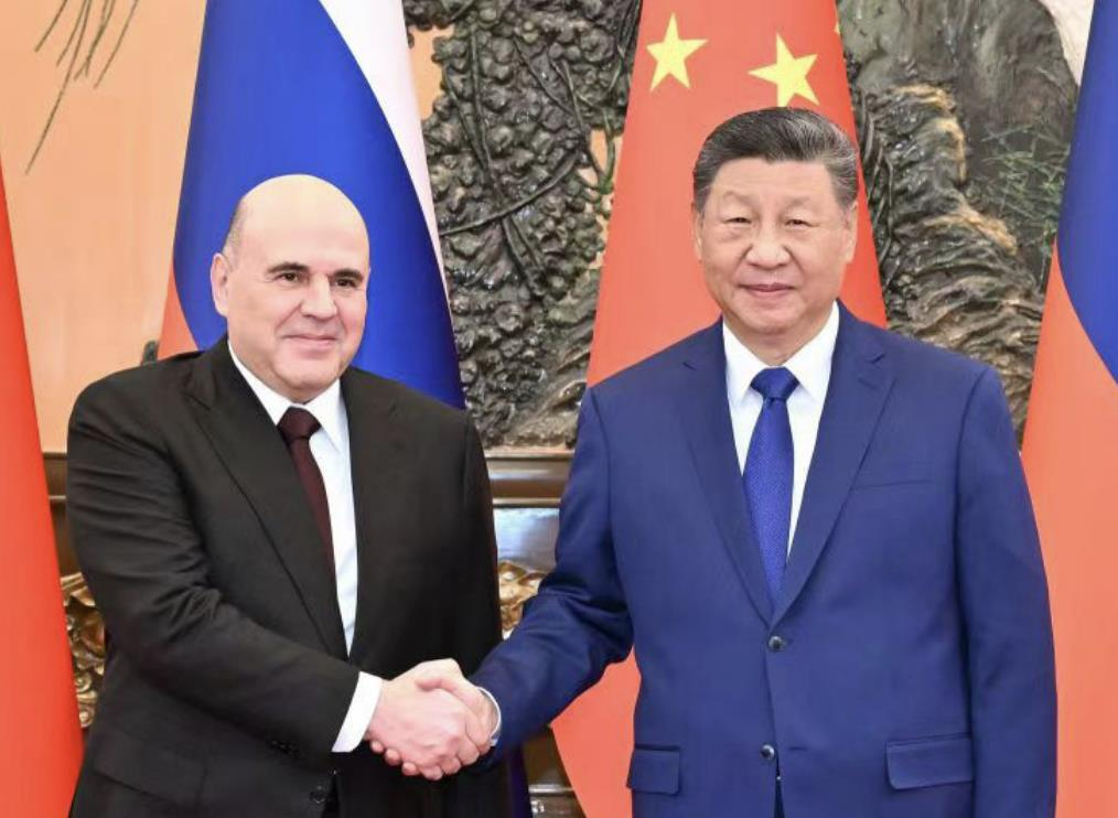 习近平会见俄罗斯(一元一分麻将群)总理米舒斯京 分析指俄中关係全面深化